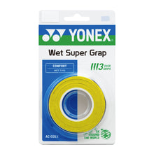 Load image into Gallery viewer, Yonex Wet Super Grap Overgrip 3-pack - Yellow
 - 14