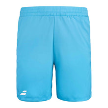 Load image into Gallery viewer, Babolat Play Mens Tennis Shorts - Cyan Blue/XL
 - 1