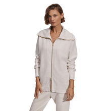 Load image into Gallery viewer, Varley Raleigh Womens Zip Through Jacket - Ivory Marl/L
 - 2