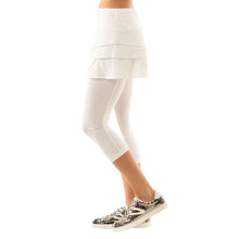 Load image into Gallery viewer, Lucky in Love Scallop Wmn Tennis Skirt with Capri
 - 4