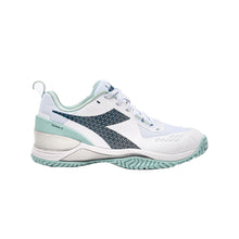 Load image into Gallery viewer, Diadora Blushield Torneo 2 AG Womens Tennis Shoes - Wht/L.blue/Surf/B Medium/10.5
 - 13