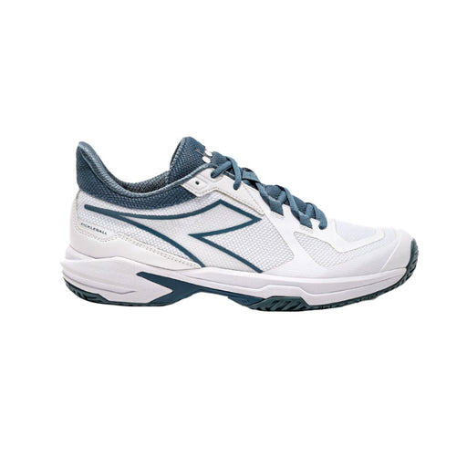 Diadora Trofeo 2 All Ground Mens Pickleball Shoes - White/Lgn Blue/D Medium/11.5