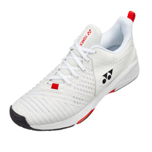 Load image into Gallery viewer, Yonex Power Cushion Sonicage 3 Mens Tennis Shoes - White/Red/D Medium/13.0
 - 9