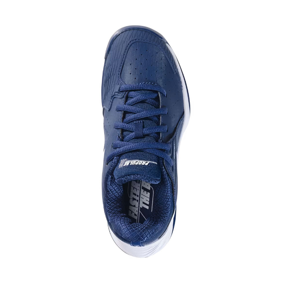 Babolat Propulse All Court Junior Tennis Shoes - Estate Blue/Wht/M/7.0