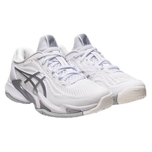 Load image into Gallery viewer, Asics Court FF 3 Womens Tennis Shoes 2023 - White/Pure Slvr/B Medium/10.5
 - 8