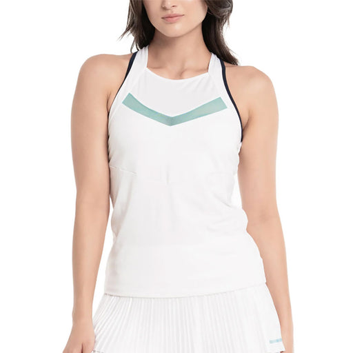 Lucky In Love V.I.P. Womens Tennis Tank with Bra - WHITE 120/L