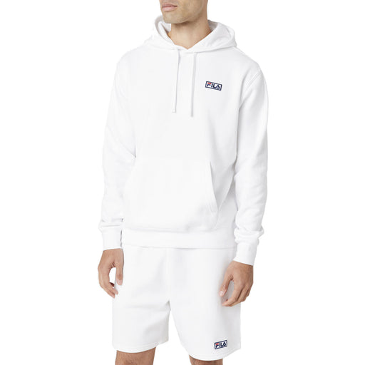 FILA Algot Mens Hoodie - WHITE 100/XXXL