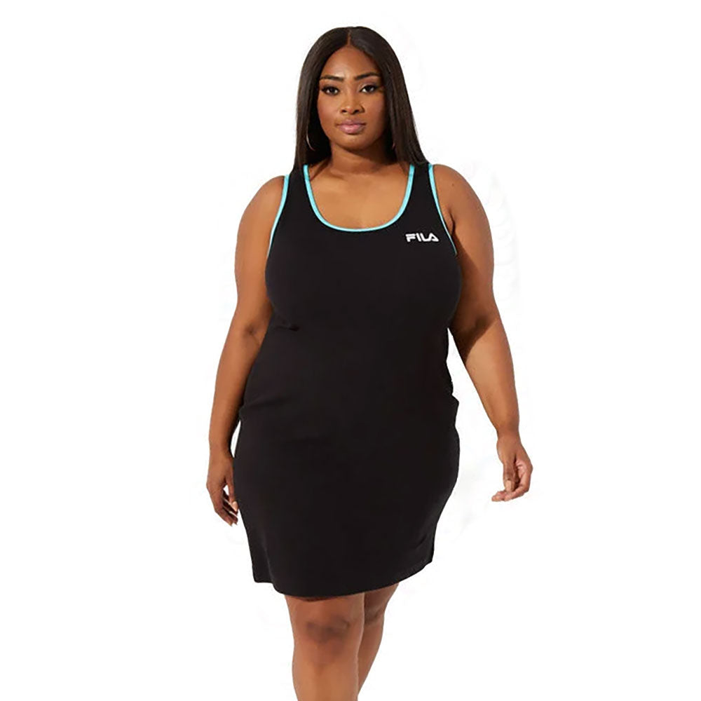 FILA Curvy Womens Dress - BLACK 001/4X