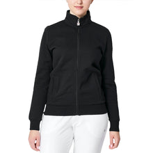 Load image into Gallery viewer, FILA Match Fleece Womens Full-Zip Tennis Jacket - BLACK 001/XXL
 - 1