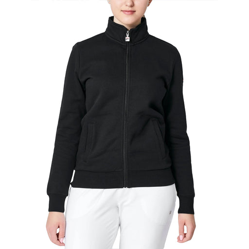 FILA Match Fleece Womens Full-Zip Tennis Jacket - BLACK 001/XXL