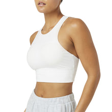 Load image into Gallery viewer, FILA Uplift High Neck Womens Sports Bra - WHITE 100/5X
 - 4