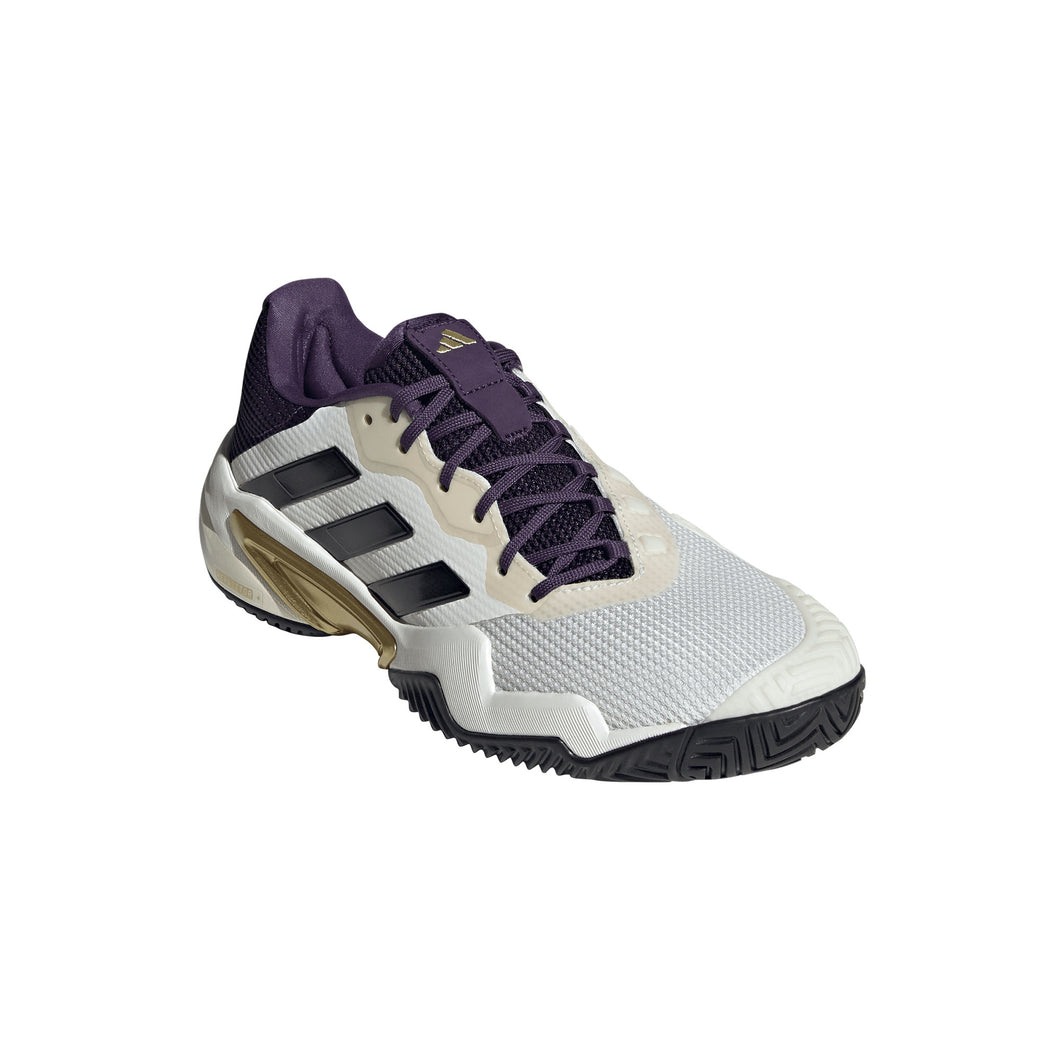 Adidas Barricade 13 Mens Tennis Shoes - Wht/Blk/Aurora/D Medium/13.0