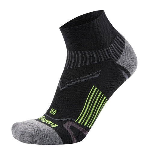 Balega Enduro Quarter Unisex Running Socks - Black/XL