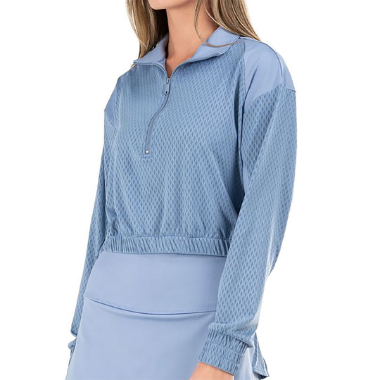 K-Swiss Diamond Quarter Zip Womens Tennis Pullover