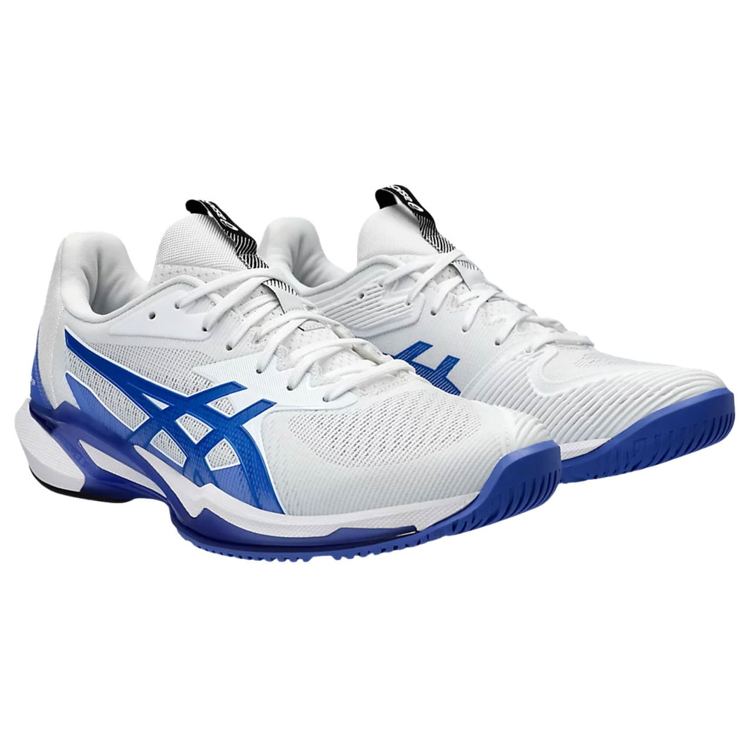 Asics Solution Speed FF3 Mens Tennis Shoes - White/Tuna Blue/D Medium/14.0