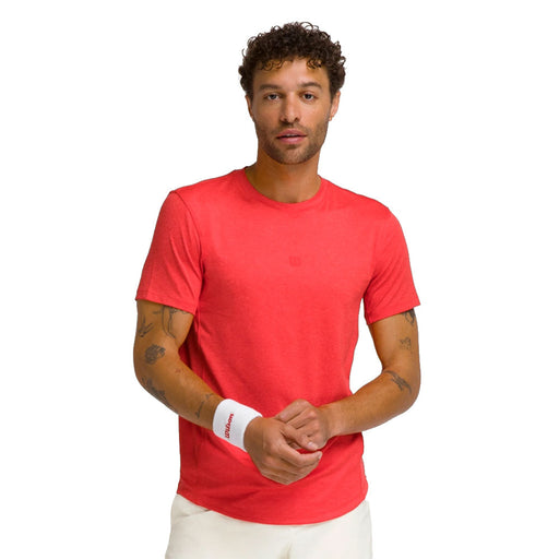 Wilson Everyday Performance Mens Tennis T-Shirt - Infrared/XL