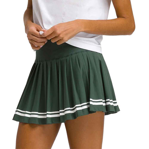 Wilson Midtown Womens Tennis Skirt - Sycamore/Br Wht/L