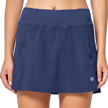 Load image into Gallery viewer, Lija Deuce 13.5 Inch Womens Tennis Skirt - Dark Navy/M
 - 2