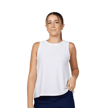 Load image into Gallery viewer, Sofibella Staples Mesh Womens Tennis Tank - White/XL
 - 4