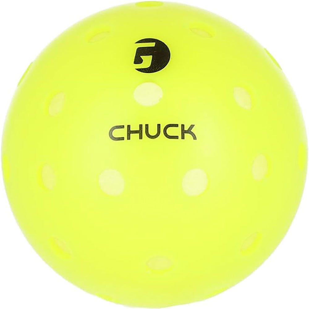 Gamma Chuck Outdoor Pickleballs 3-pack - Yellow