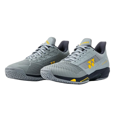 Yonex Power Cushion Ad-Accel Mens Tennis Shoes - Gray/Yellow/D Medium/13.0