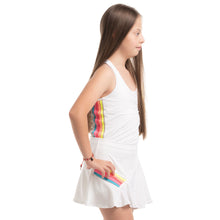 Load image into Gallery viewer, Lucky In Love Prisma Stripe Girls Tank
 - 4