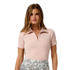 TravisMathew Moveknit Short Sleeve V-Neck Womens Tennis Polo