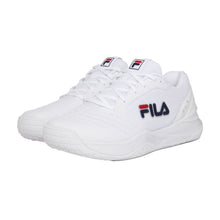 Load image into Gallery viewer, Fila Axilus 3 Mens Tennis Shoes - White/Navy/Red/D Medium/14.0
 - 9