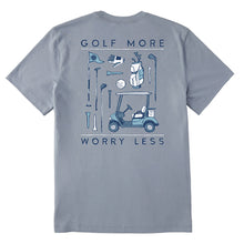 Load image into Gallery viewer, Life Is Good More Worry Less Mens T-Shirt
 - 3