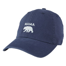 Load image into Gallery viewer, Life Is Good Mama Bear Adjustable Womens Hat - Darkest Blue/One Size
 - 1