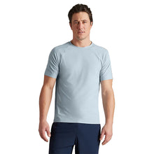 Load image into Gallery viewer, Rhone Reign Short Sleeve Mens Crew Neck - Arctc Bl/Wt Hth/XXL
 - 5