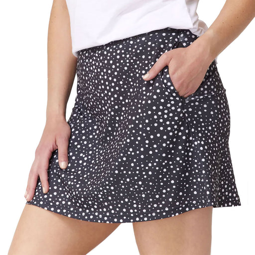 Krimson Klover Wellington 16 Inch Wns Skort - Dots Black/XL