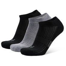 Load image into Gallery viewer, Balega Tempo 3 Pack Unisex No Show Running Socks - 2 BLACK/1 GREY/XL
 - 1