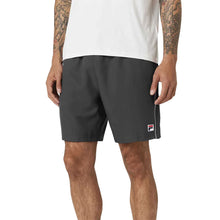 Load image into Gallery viewer, FILA Stretch Woven 7 Inch White Mens Tennis Shorts - EBONY 055/XL
 - 1