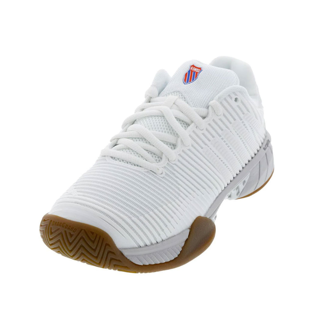 K-Swiss Hypercourt Express 2 HB Womens Tennis Shoe - Bright Wht/Gum/B Medium/10.0