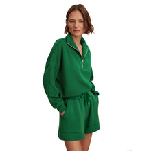 Load image into Gallery viewer, Varley Hawley Half-Zip Womens Sweater - Verdant Green/L
 - 16