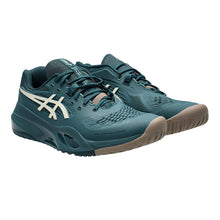 Load image into Gallery viewer, Asics GEL Resolution X Mens Tennis Shoes - Saxon Grn/Birch/2E WIDE/12.0
 - 24