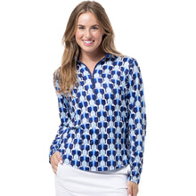Load image into Gallery viewer, SanSoleil Solcool Print Mock Womens PO - Paddywack/XL
 - 15