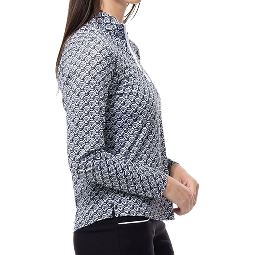 SanSoleil Solcool Print Mock Womens PO