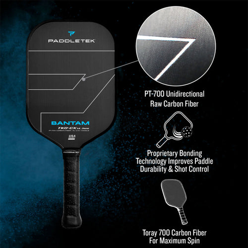 Paddletek Bantam TKO-CX 14.3 Pickleball Paddle - 2