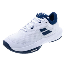 Load image into Gallery viewer, Babolat SFX4 All Court Mens Tennis Shoes 2025 - Wht/Estate Blue/D Medium/13.0
 - 2