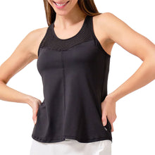 Load image into Gallery viewer, Lija Elite Force Womens Tennis Tank - Black/L
 - 3