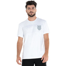 Load image into Gallery viewer, K-Swiss Luxe Tech Crew Mens Tennis Shirt - White/XL
 - 1