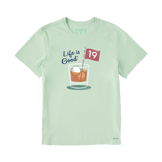 Life Is Good 19th Hole Cocktail Mens Crusher T-Shirt