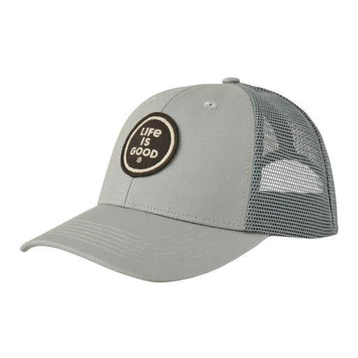 Life is Good Clean LIG Coin Unisex Trucker Cap - Gray Blue/One Size