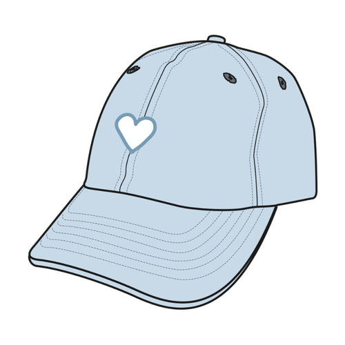 Life is Good Heart Unisex Chill Cap