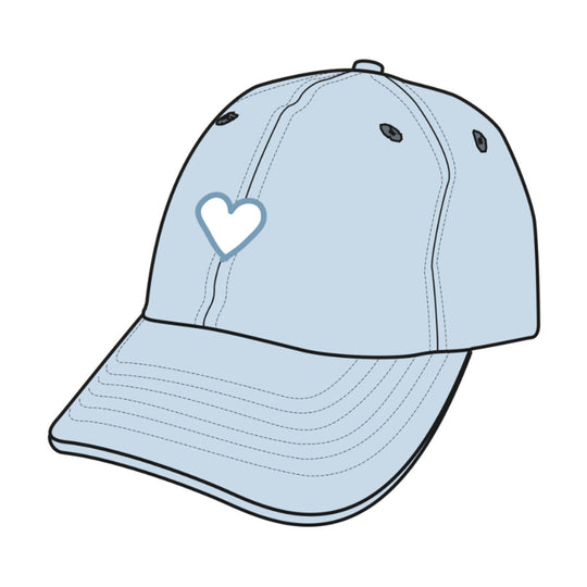 Life is Good Heart Unisex Chill Cap