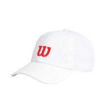 Load image into Gallery viewer, Wilson Active Perforated Tennis Hat - Br Wht/Infrared/L/XL
 - 2