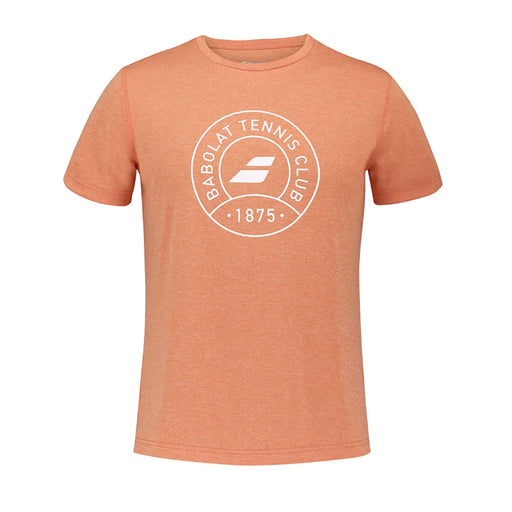 Babolat Exercise Graphic Mens Tennis T-Shirt - Vib Orange Hthr/XL