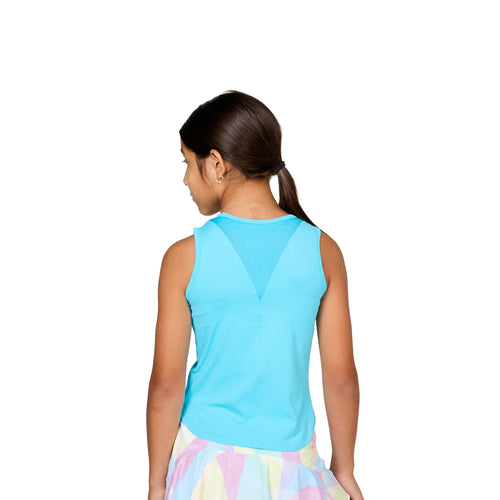 Sofibella UV White Girls Tennis Tank Top - 2